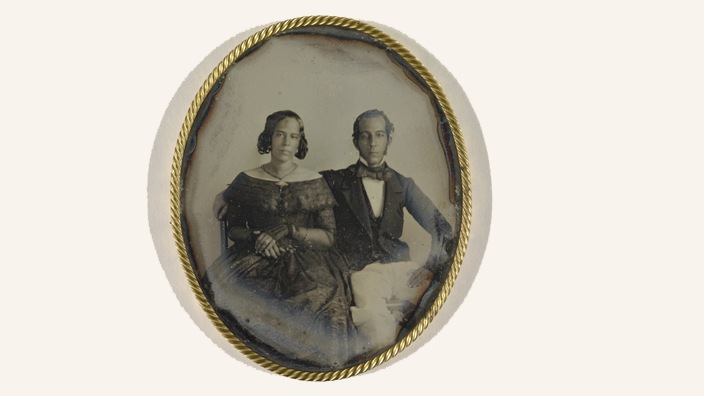 Portrait of Johannes Ellis and Maria Louisa de Hart.